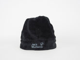 Girls Jack Wolfskin Soft Asylum 1901881 Black Furry Beanie Hat